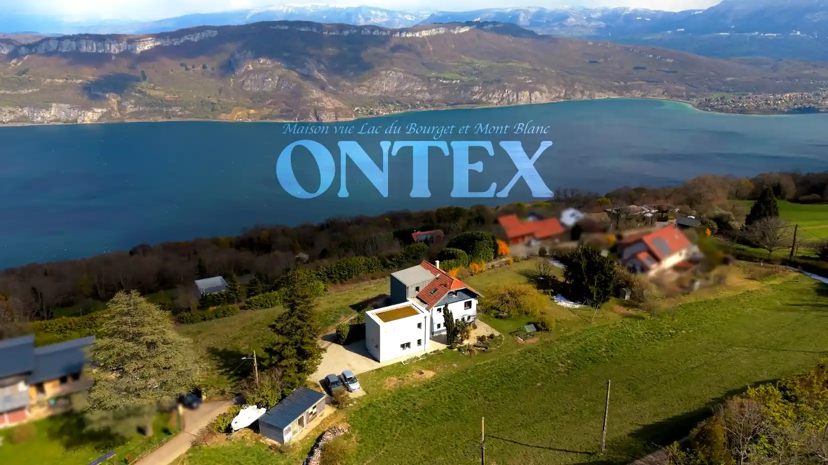Maison vue lac du Bourget à Ontex - Aelis Vision